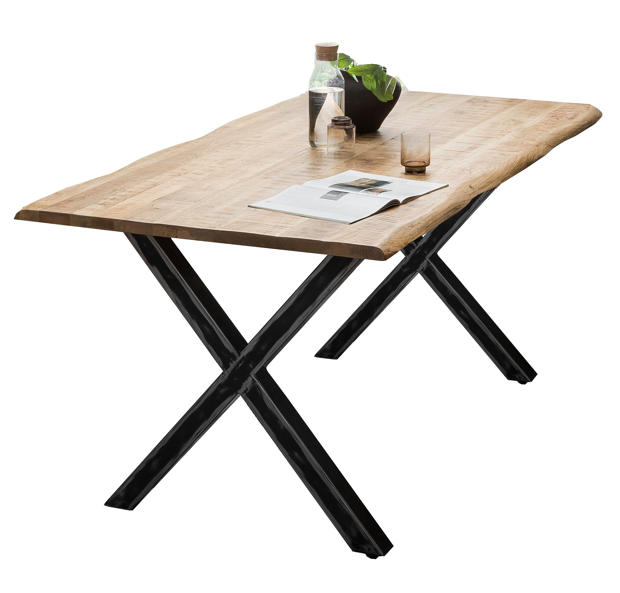 SIT Möbel TABLES & CO Tisch 160 x 85 cm mit Baumkante wie gewachsen