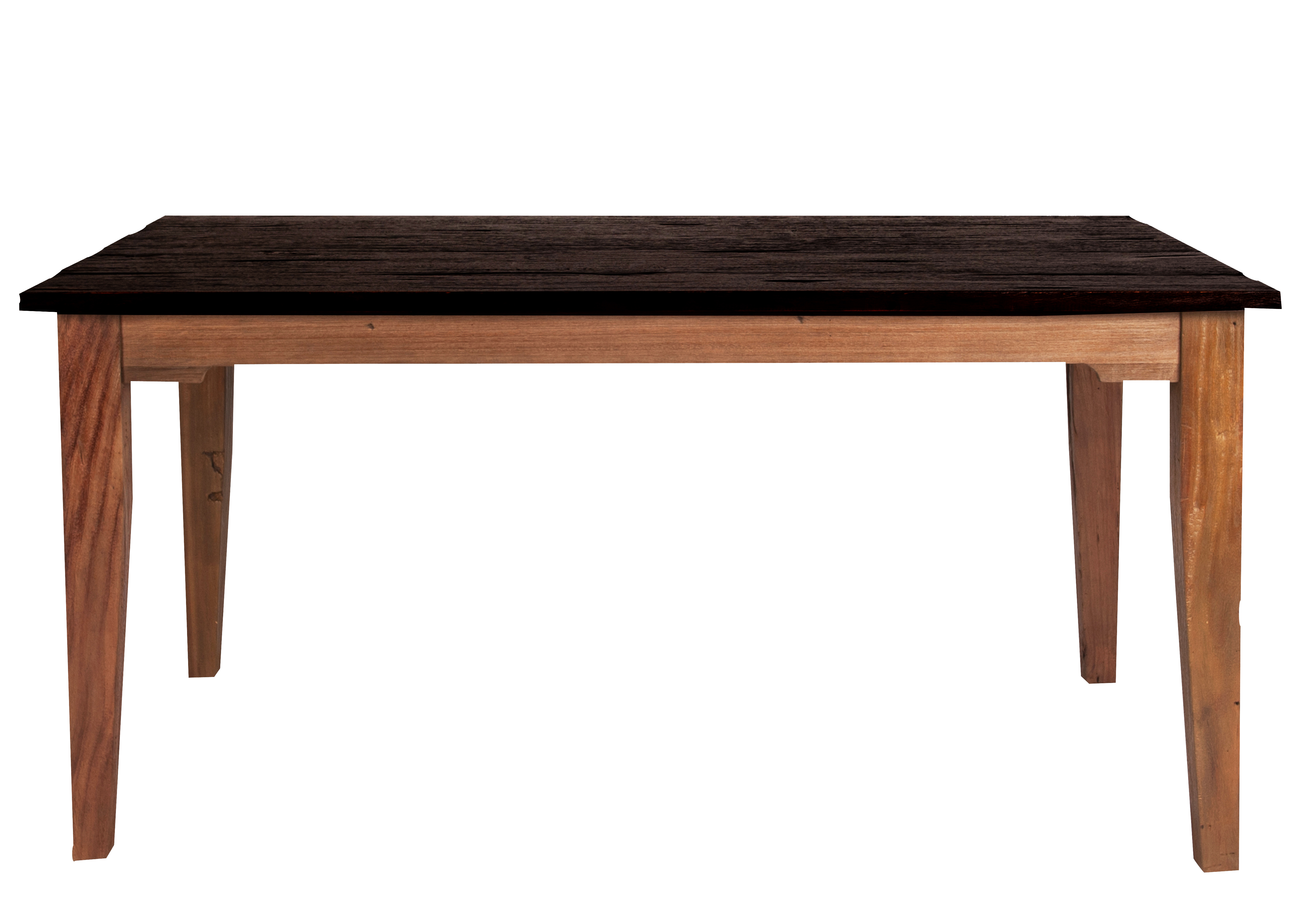 SIT Möbel SEADRIFT Tisch 160 x 90 cm rechteckig, 4 Beine, mit dunkel abgesetzter Platte
