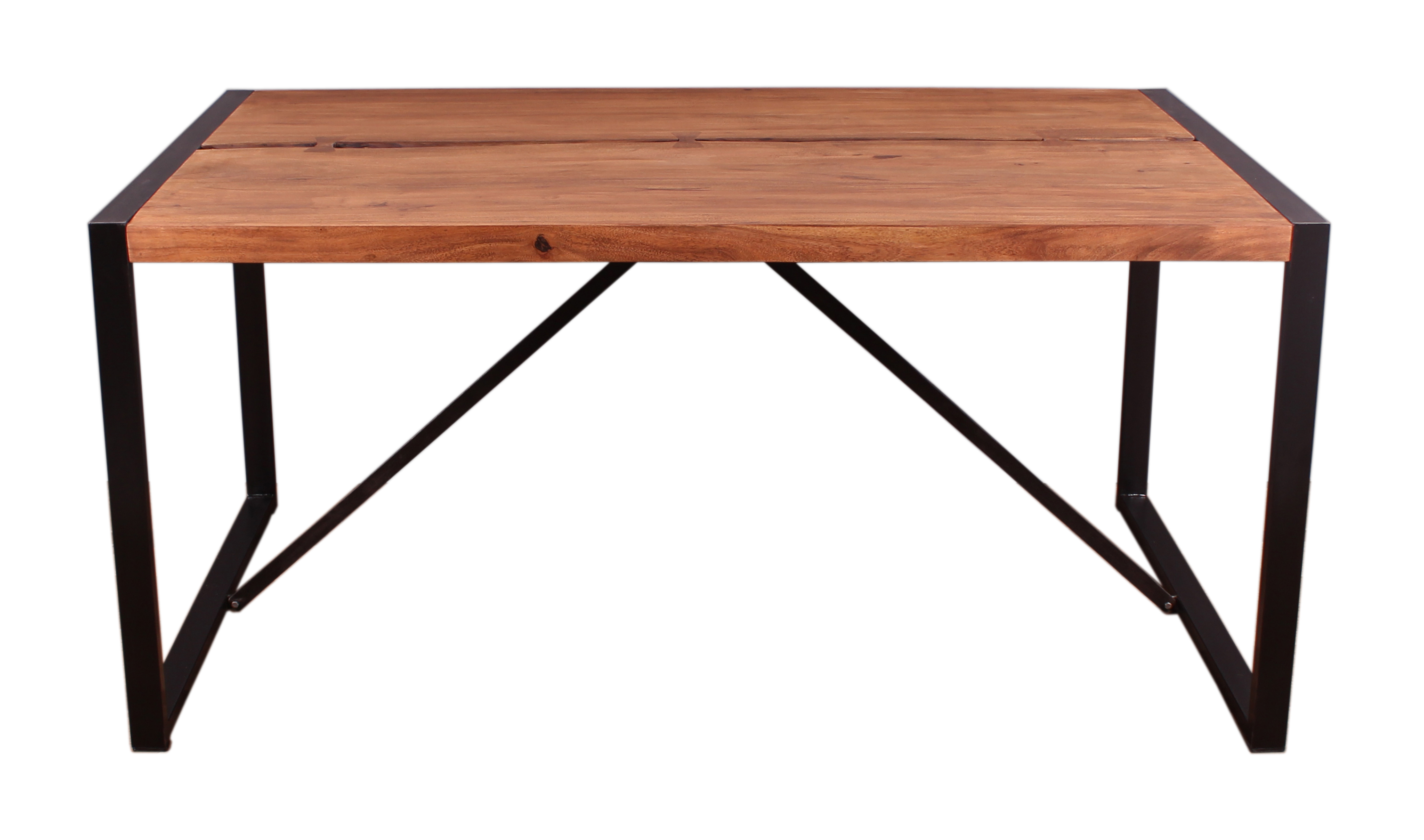 SIT Möbel NATURAL EDGE Tisch 160x90 cm Plattenstärke 25 mm auf 50 mm aufgedoppelt