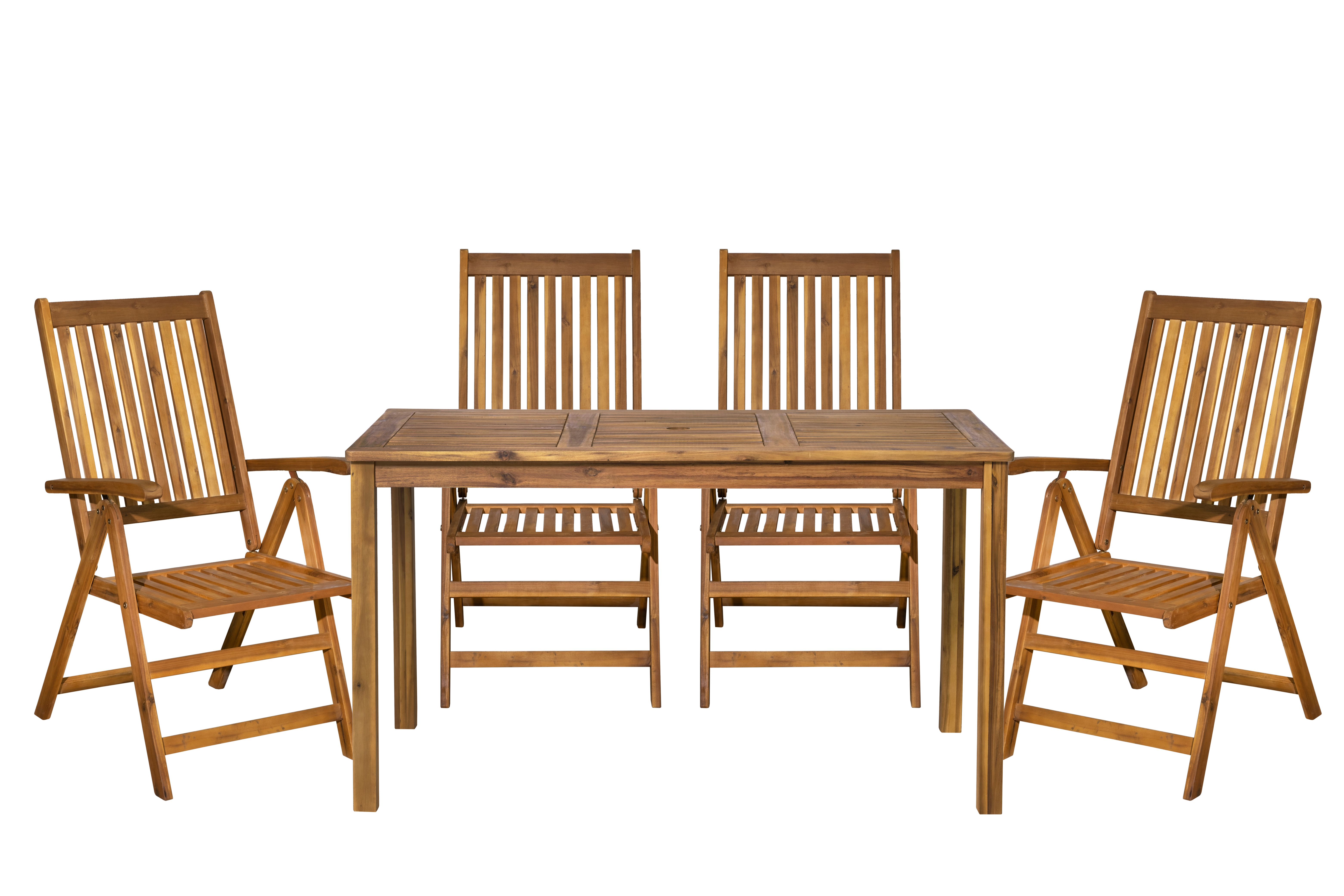 Möbilia Sitzgruppe 5-teilig Tisch rechteckig