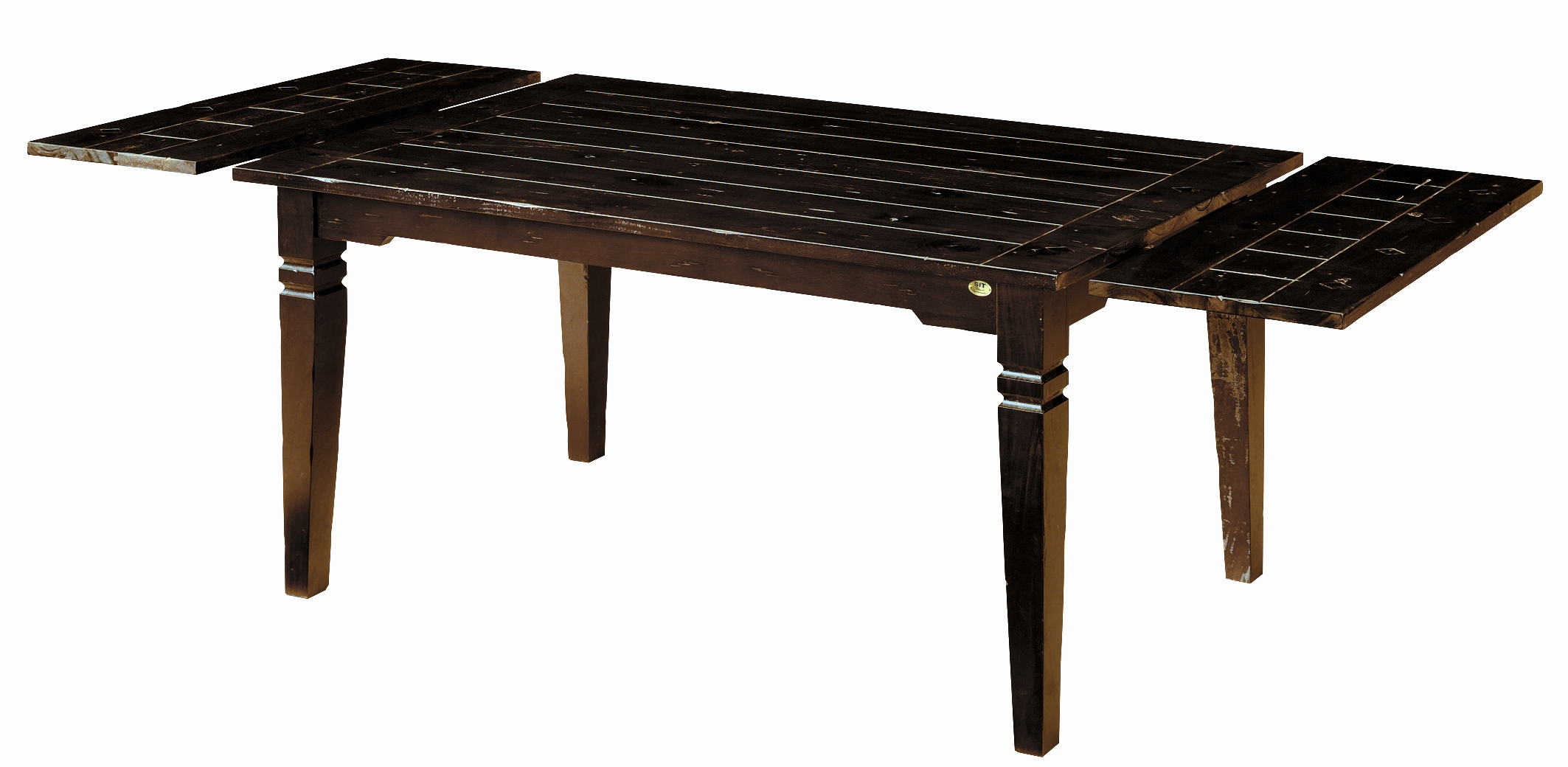SIT Möbel SAMBA Tisch 160 x 90 cm mit 2 Ansteckplatten á 40 cm