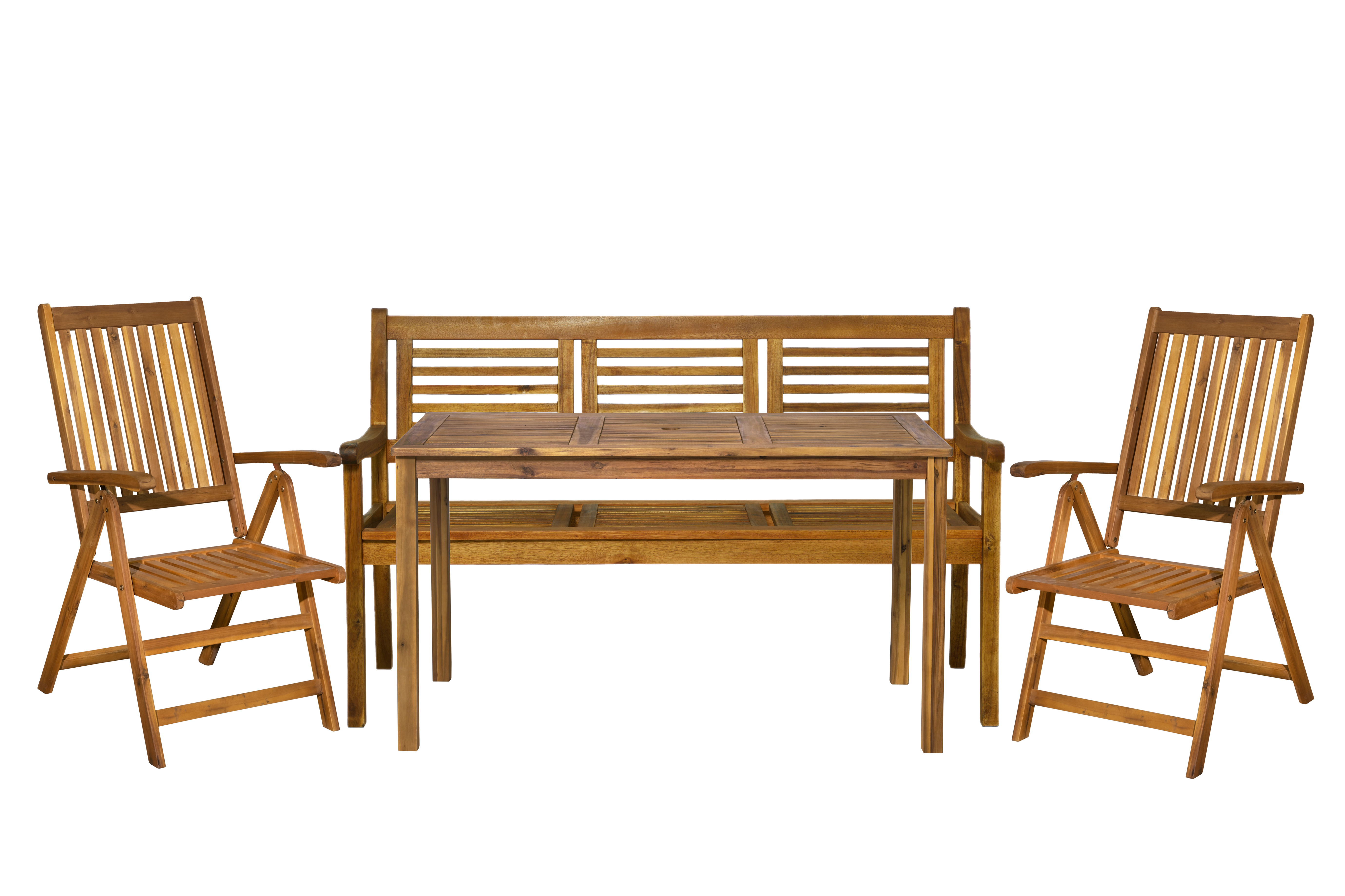 Möbilia Sitzgruppe 4-teilig Tisch rechteckig