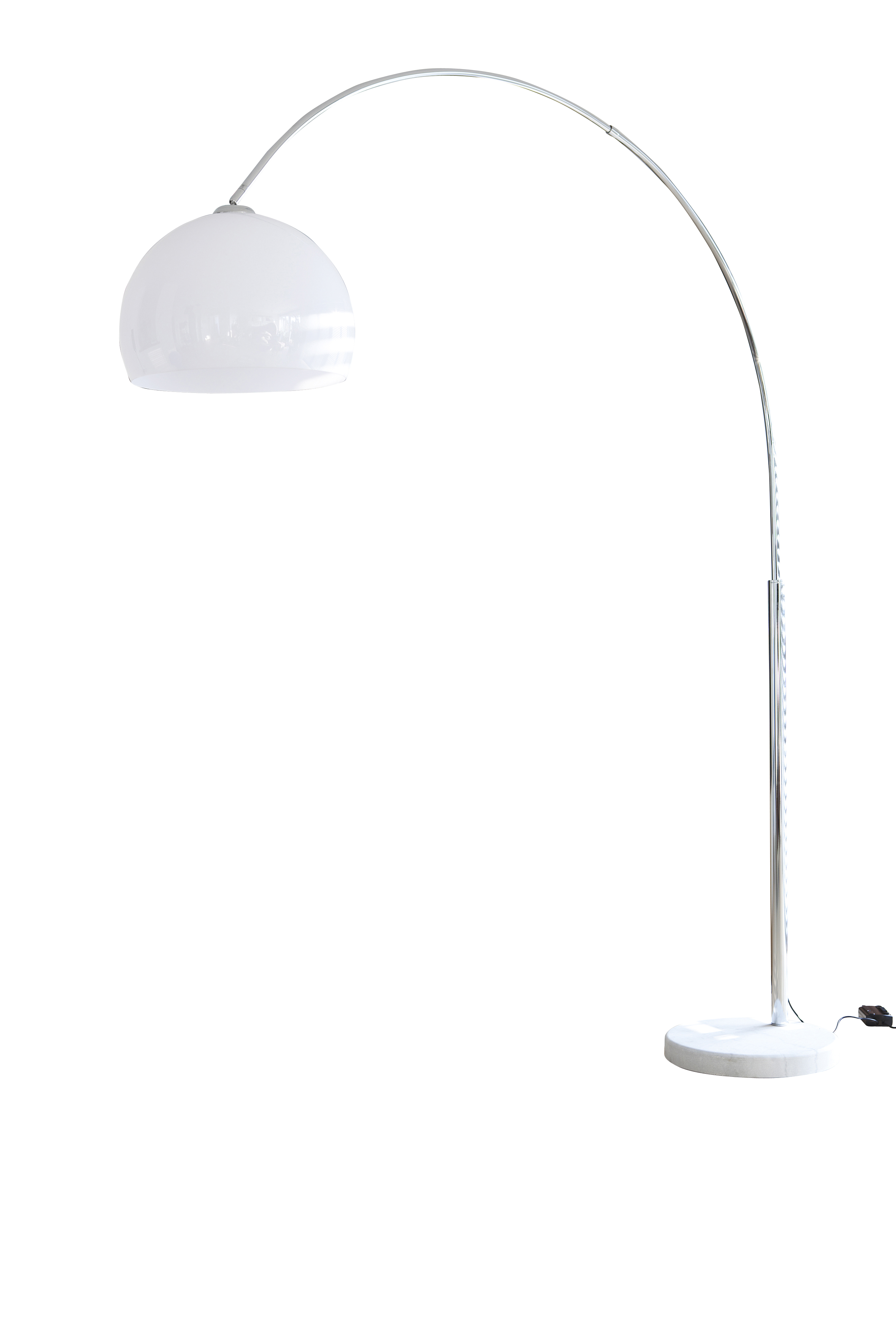 SalesFever Bogenlampe 208 cm weiß